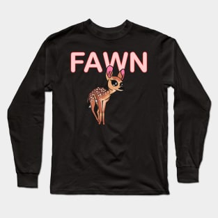 FAWN BABY KID TODDLER BABY SHIRTS PLUS Long Sleeve T-Shirt